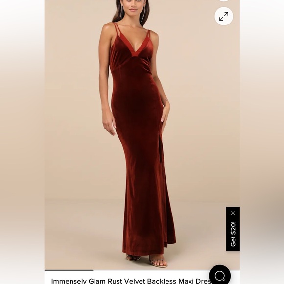 Lulus Rust Dress - Picture 2 of 9